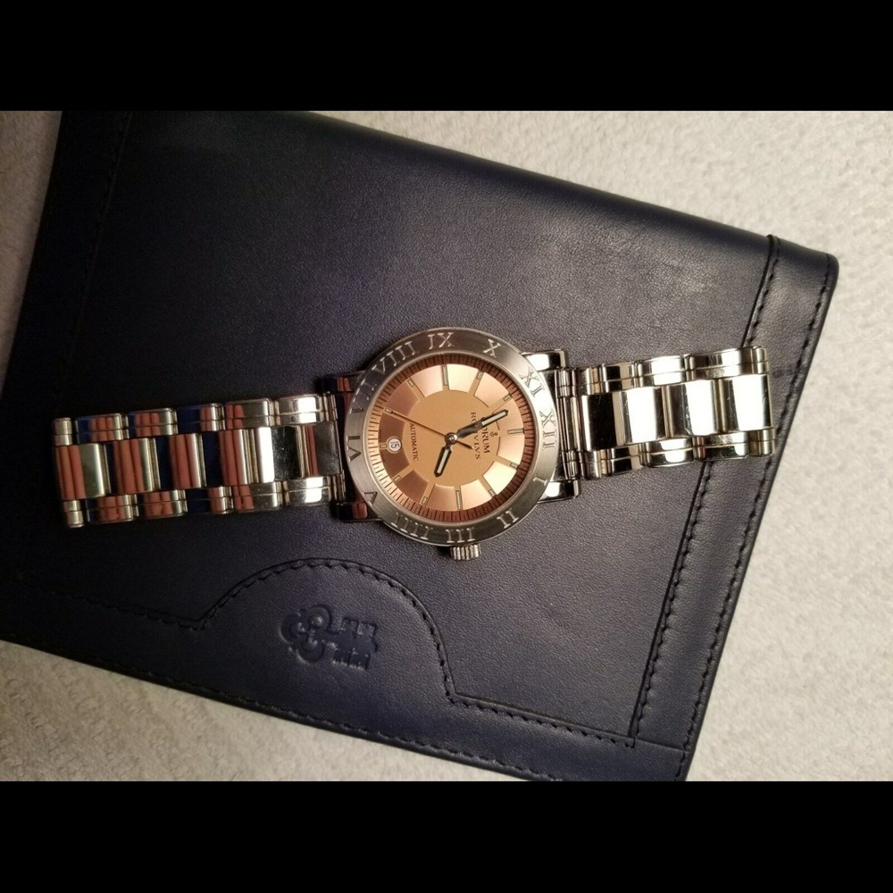Rare Corum Romulus Automatic Peach Copper Watch R… - image 3